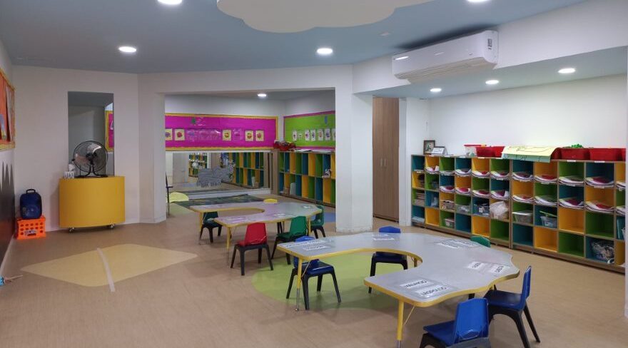 Salón de clases de preescolar en instalaciones Cumbre Torreón